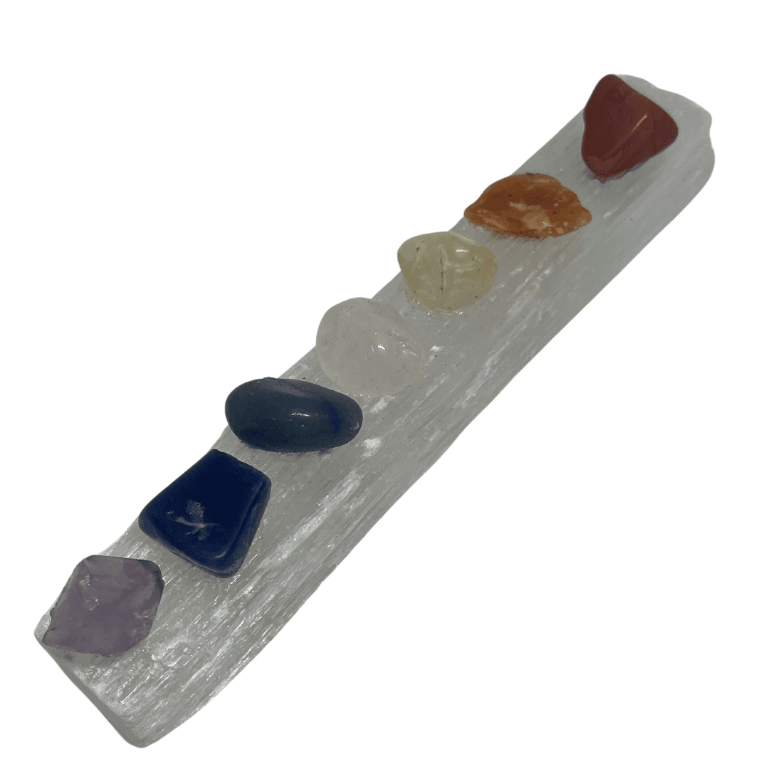 Selenita e Pedras dos Chakras