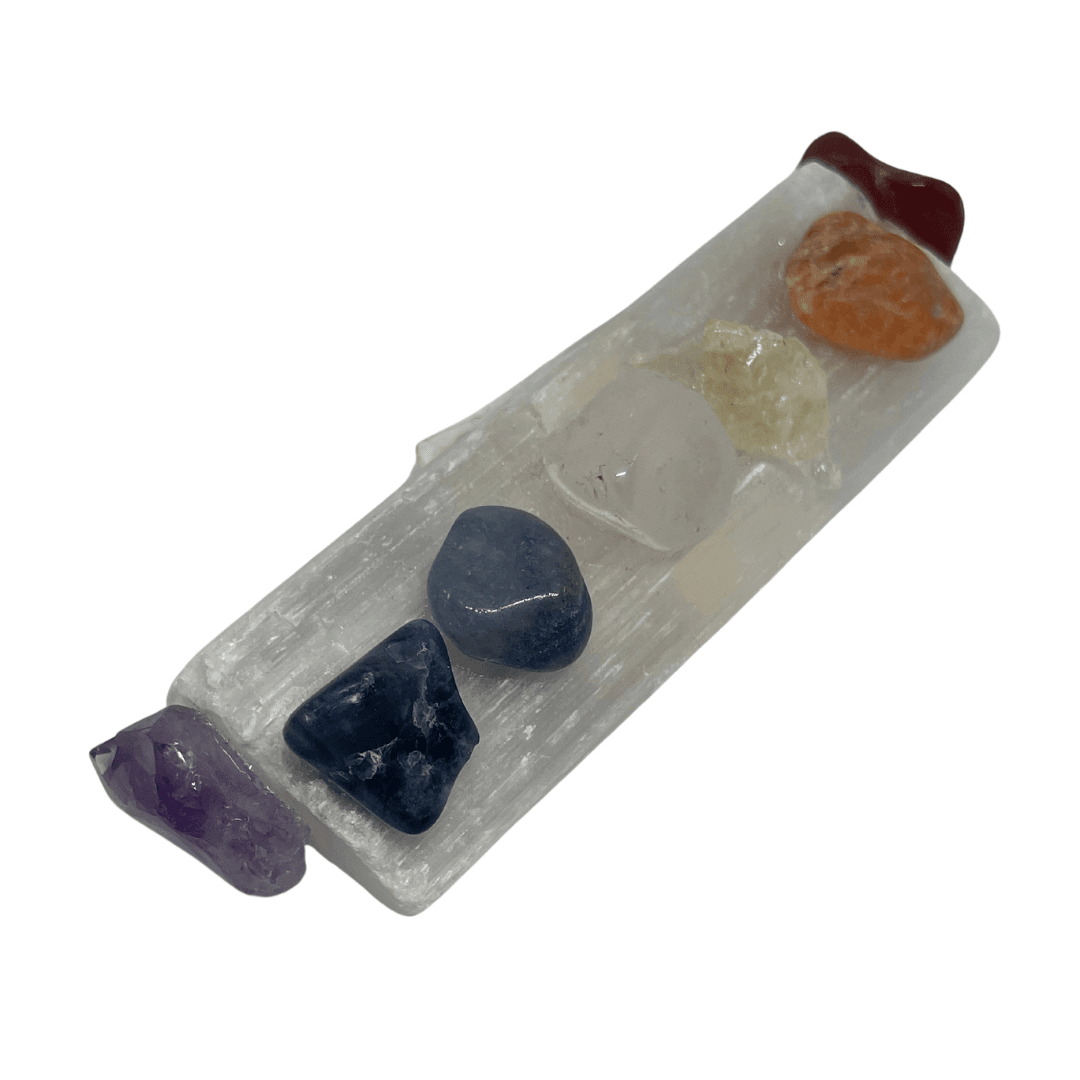 Selenita e Pedras dos Chakras