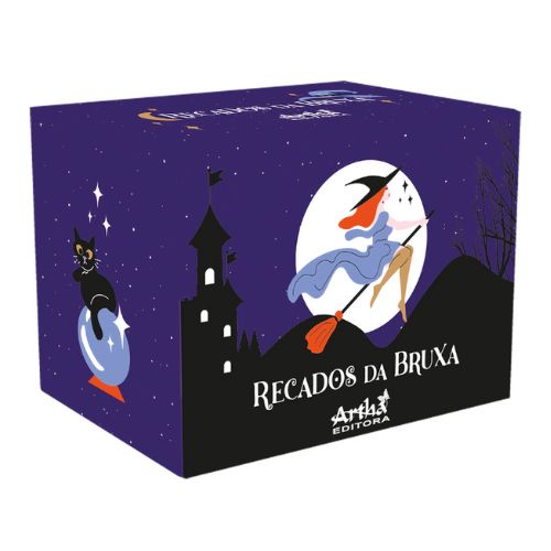 Oráculo Recados da Bruxa com 64 cartas - Artha Editora