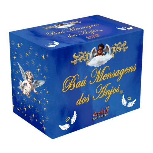Oráculo Baú Mensagens dos Anjos com 64 cartas - Artha Editora