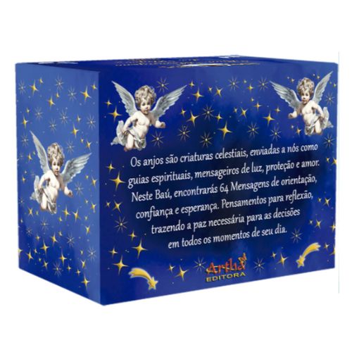Oráculo Baú Mensagens dos Anjos com 64 cartas - Artha Editora