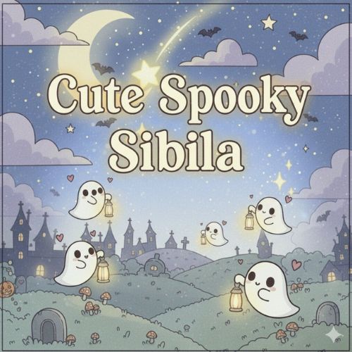 Sibila Italiana Cute Spooky – Edição Zumbi - 52 cartas - Casa da Lua Cheia
