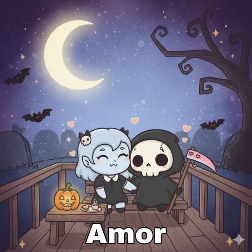 Sibila Italiana Cute Spooky – Edição Zumbi - 52 cartas - Casa da Lua Cheia