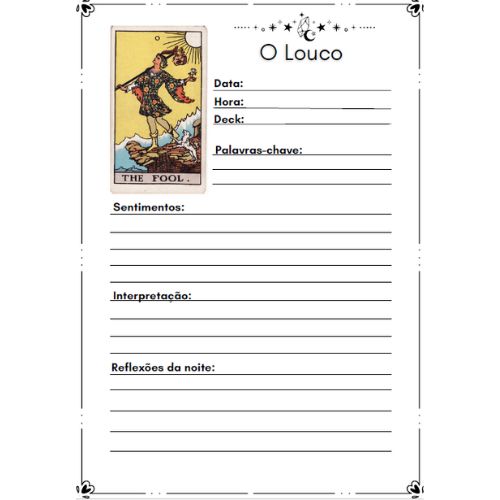 Caderno de Tarot