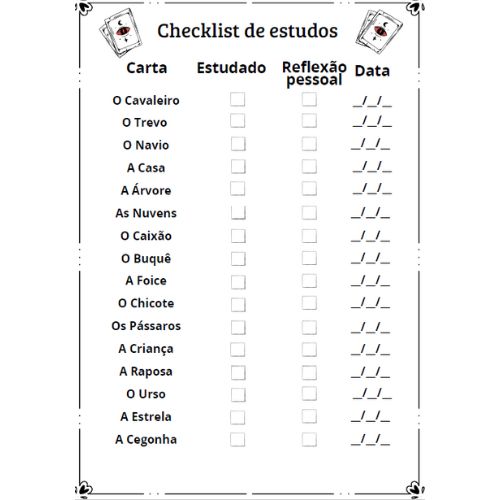 Caderno Lenormand
